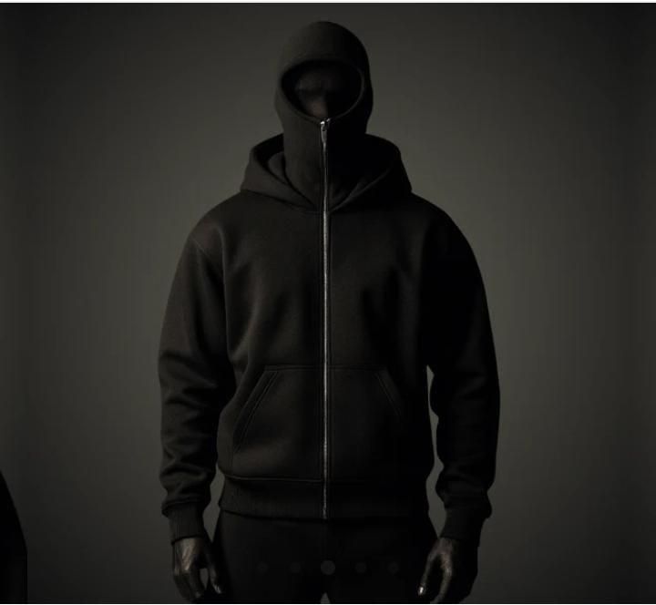 Men’s Full Sleeve Zipper Hoodie with Face Mask