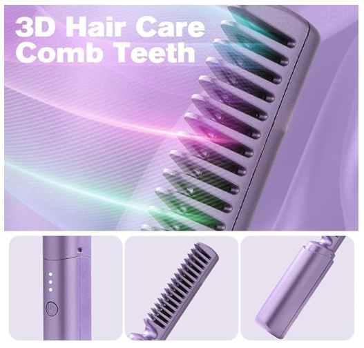 Cordless Mini Hair Straightener – Portable & Rechargeable
